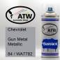 Preview: Chevrolet, Gun Metal Metallic, 84 / WA7782: 400ml Sprühdose, von ATW Autoteile West.